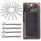 Dofash 5Cm/2In Bobby Pins Black Metal Hair Grips for Hair Decoration 60pcs (Black)
