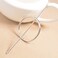 Dreamyn Round Hair Clips Hollow Circle Hair Barrettes Fashion Geometric Hairpins Minimalist Hair Accessories Hair Jewelry for Women (Silver)