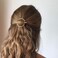 Dreamyn Round Hair Clips Hollow Circle Hair Barrettes Fashion Geometric Hairpins Minimalist Hair Accessories Hair Jewelry for Women (Silver)