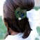 Acenail Boho Peacock Crystal Hair Accessory - Feather Hair Clips and Barrettes for Women and Girls