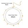 Olbye Boho Gold Head Chain Tiny Sequin Headband Coins Disc Headchain Bridal Hair Piece for Women and Girls Gold Headdress Hair Accessories