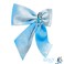 LUV HER Bluey Long Tail Hair Bow for Girls with Alligator Clip with Charm of Bluey - Hair Accessory, Ages 3+
