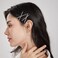 Dofash Silver Bobby Pins Hair Pins Steel Hair Clips 3.5Cm/1.38" Hair Accessories For Women 100PCS （Silver）
