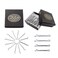 Dofash Silver Bobby Pins Hair Pins Steel Hair Clips 3.5Cm/1.38" Hair Accessories For Women 100PCS （Silver）