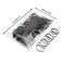 Dofash 200Pcs Large No Damage Hair Rubber Bands Durable Hair Elastics Soft Elastic Hair Ties Ponytail Holders for Women Girls (Black/Pack)