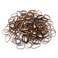 Dofash 200Pcs Large Rubber Bands for Hair No Damage Durable Hair Elastics Soft Elastic Hair Ties Ponytail Holders for Women Girls (Rose Gold/Pack)