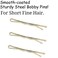 Dofash 100Pcs 3.5CM/1.38IN Mini Bobby Pins Blonde Hair Pins Long Bobby Pins Tiny Hair Pins with Gift Box for Women Girls Fine Hair (Bright Gold)