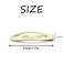 20Pcs 4.5CM/1.77IN Mini Slim Snap Hair Clips Hair Barrettes Hair Accessories for Women Thin Hair (Blonde)