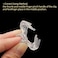 Dofash 12Pcs 2CM/0.79IN Clear Claw Clip Octopus Hair Clip Plastic Clear Hair Clips Hair Accessories for Women Girls (Transparent/Clear)