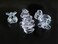 Dofash 12Pcs 2CM/0.79IN Clear Claw Clip Octopus Hair Clip Plastic Clear Hair Clips Hair Accessories for Women Girls (Transparent/Clear)