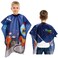 Aethland Kids Haircut Cape, Hair Cutting Cape for Kids &amp; Adults - Professional Waterproof Barber Cape Salon Cape Cloak for Hair Stylist (Space Rocket)