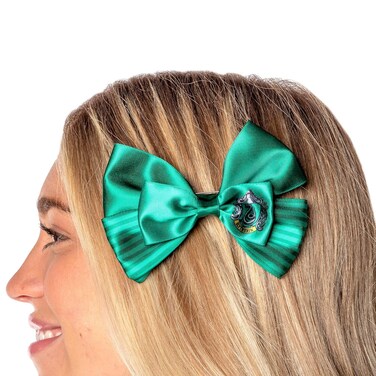 Bioworld Harry Potter Hogwarts Slytherin House Crest Hair Clip