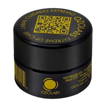 OZOLABS&reg;   Extreme Lip Care  With Ozonized Sunflower Oil and Mango Butter  100% Organic and Vegan  ISO 9001   5 ml