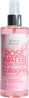 Rose Water Spray for Face with Collagen - Rosewater face mist - Organic Face Toner - Pure rose water - Anti Aging Self Care Beauty Mist - Face Skin Care - Hydrating rosewater toner