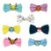 Pokemon Velvet Character Hair Accessories Bows Alligator Hair Clips For Women or Girls 7 Pcs