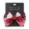 Naruto Shippuden Akatsuki Red Cloud Design Hidden Leaf Charm Alligator Hair Clip Accessory Hair Bow