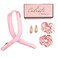 Heatless Hair Curler - Curling Rod for Natural Overnight Curls   No Heat Headband   Hair Curlers for Long and Medium Hair Types (Pink)
