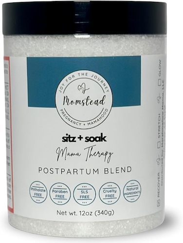 Sitz and Soak Mama Therapy   Postpartum Sitz Bath   Epsom Salt and Essential Oil Postpartum Bath Salts   Non-Toxic   All Natural