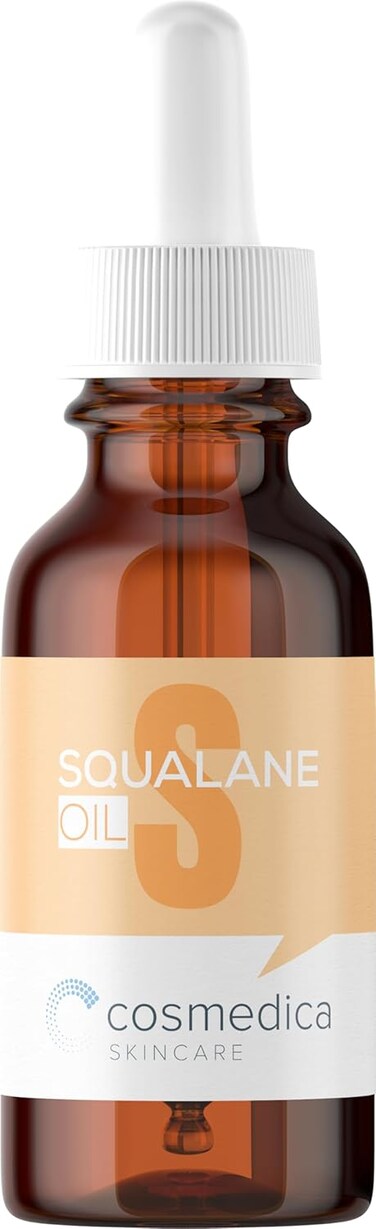 Cosmedica Skincare Squalane Oil - 100% Pure Olive-Derived Moisturizer for Soft, Balanced Skin - Hypoallergenic, Vegan - 1 Fl Oz