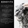 OMWAH 2 In 1 Shampoo + Conditioner Infused with Activated Charcoal, Argan Oil, and Tea Tree (23.66 oz)