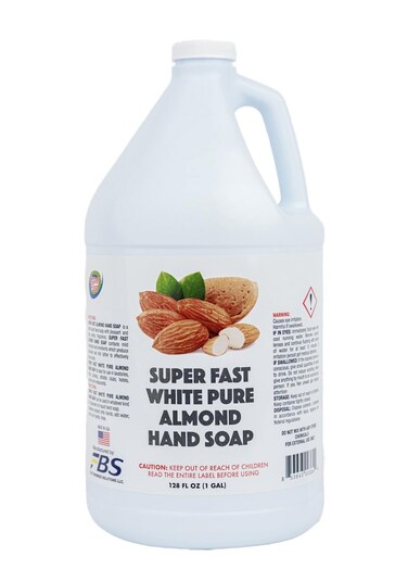 AGS Liquid Hand Soap Refill Gallon, Hand Soap Gallon, 1 Gallon Hand Soap - Almond Lotion Hand Soap - Commercial Hand Soap - Refill for Soap Dispenser - handsoap refill deals - handsoap gallon bulk