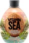Vitamin Sea Natural Bronzer Tanning Lotion with Coconut Oil, DHA-Free for Sensitive Skin, Streak-Free Bronzing Accelerator 13.5oz - Safe for Indoor Tanning Beds