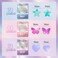 Heal &amp; Conceal Pimple Patch - Cute Holographic Butterfly Shaped Acne Patches, Fun Hydrocolloid Zit Stickers for Face (Iridescent Pink Butterflies, 84 Count)