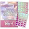 Heal &amp; Conceal Pimple Patch - Cute Holographic Butterfly Shaped Acne Patches, Fun Hydrocolloid Zit Stickers for Face (Iridescent Pink Butterflies, 84 Count)