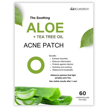 Acne Pimple Patches (60 Counts 1 Size) &ndash; Invisible Hydrocolloid Acne Patch with Aloe and Tea Tree Oil for Covering Zits and Blemishes