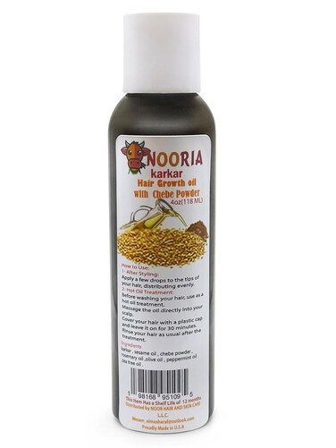 Karkar Hair Growth Oil with Authentic Chebe Powder For Hair Health,Deep Moisturizing,itchy Scalp Relief,Contains Sesame Rosemary Olive Peppermint TeaTree Oil &amp; karkar Oils 4 oz