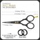 Beard and Mustache Scissors for Men 5" with 2 Combs &amp; Pouch &ndash; German Quality Stainless Steel Hand-Forged Grooming Scissors for Facial Hair Trimming (Black)