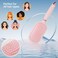 Hair Care Detangling Brush &amp; Roller Set- Perfect hair brushes for women with curly hair, Styling tools &amp; appliances for tangle-free, Smooth Hair. (pink)