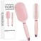 Hair Care Detangling Brush &amp; Roller Set- Perfect hair brushes for women with curly hair, Styling tools &amp; appliances for tangle-free, Smooth Hair. (pink)