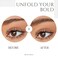 Gel Browvella Eyebrow Gel, 24H Natural Looking Brow Lamination, Water-Resistant Brow Sculpt Gel - Clear/Transparent, 0.40 Fl Oz
