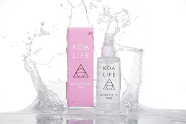 Copper Peptide Anti-Aging Facial Toner - Collagen Boosting Skin Repair Solution with Natural Plant-Based Formula, Vitamins for Hydration, Plumping, and Glowing Skin, 1.7 Fl OZ