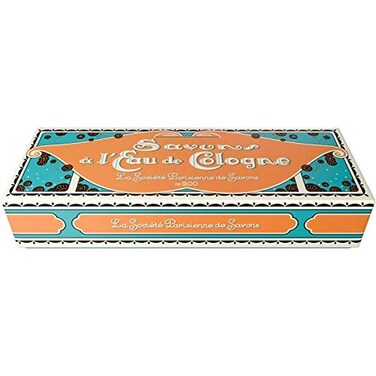 L'EAU de COLOGNE (Pine) Boxed Soap   Three Pack   Made in France   Traditional French Soap   Hand-wrapped  3 x 3.4oz Bars