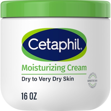 Cetaphil Face &amp; Body Moisturizer, Hydrating Moisturizing Cream for Dry to Very Dry, Sensitive Skin, NEW 16 oz, Fragrance Free, Non-Comedogenic, Non-Greasy