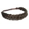 DIGUAN 5 Strands Synthetic Hair Braided Headband Classic Chunky Wide Plaited Braids Elastic Stretch Hairpiece Women Girl Beauty accessory, 56g (#Copper Brown)