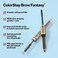 Revlon ColorStay Brow Fantasy, All In One Eyebrow Powder Pencil with Shaping Clear Gel, Gel Infused with Panthenol, Smudge-proof, 16HR Visibly Full Brows, 002 Soft Brown