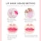 New Lip and Eye Mask 2 Sets, Hydro-Gel Eye Mask For Puffiness, Lip Collagen Plumper, Eye Mask Skincare, Rich Goat Milk, Lot Of 4 (black/gold)