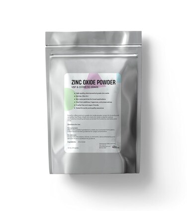 Zinc Oxide Powder (16 Ounce / 453 grams)- Non-Nano, USP Grade by Talsen Chemicals