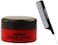 Magic Move Hair Product Cream by Supremo Japan (with Sleek Steel Pin Tail Comb) Japanese Creme Pomade Clay (HARD (Red) - 4.2 oz LARGE)