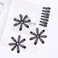 Lawie 100 Pack Bulk 2.36 Inch 6 CM Silver Gold Black Snap Metal Hair Clips Barrettes Hairpins Clips Thin Fine Bang Hair Holder Craft DIY Accessories for Women Girl Kids (Black)