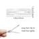 Lawie 100 Pack Bulk 2 Inch 5 CM Rectangle Square Snap Metal Hair Clips Barrettes Silver Hairpins Clips Thin Fine Bang Hair Holder Craft DIY Accessories for Women Girl Kids