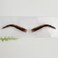 Swiss Lace Base Human Hair Eyebrows 1 Pair Style 5#2(Darkest Brown)