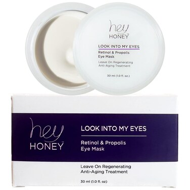 Hey Honey Look Into My Eyes Retinol And Propolis Eye Mask   Provide Intense Hydration and Brightening Benefits To Tired and Stressed Under Eyes Area .1 oz.