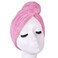 YYXR Microfiber Hair Drying Towel Ultra Absorbent Twist Hair Turban Drying Cap Hair Wrap (Pink)