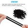 100 PCS Baby Hair Ties, Elastic Hair Bands Small Hair Ties for Girls Rubber Bands Elastic Ponytail Holders (Black)