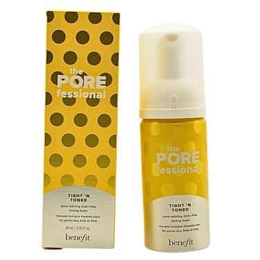 Benefit Cosmetics Mini The POREfessional Tight &rsquo;n Toned Pore-Refining AHA+PHA Toner 2 oz / 60 mL