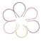 Iron Wire Teeth Comb Hairband Hair Hoop Headband Headwear Accessory for Lady Girls Women (Set of 6 - Rose, Pink, Black, Yellow, Orange, Red)